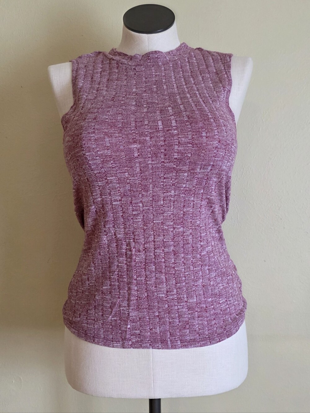 Rue21 Heathered Mauve Ribbed Sleeveless Tank XL